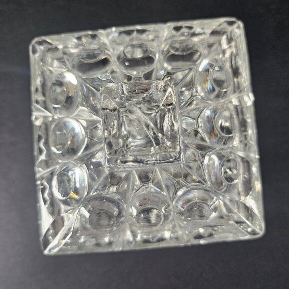 Square Biscuit Barrel Express Number 5234 Bagley And Co. Circa 1934-75 Art Deco - Picture 4 of 9